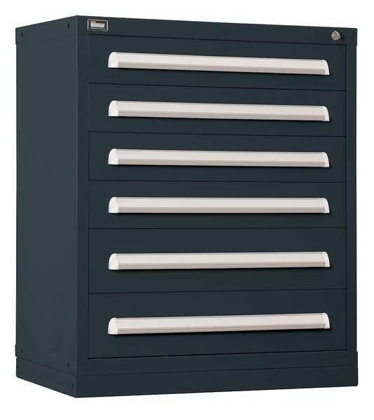 Modular Drawer Cabinet, 37 In. H, 30 In. W, Vidmar, Mfr#: SCU1910ALBK