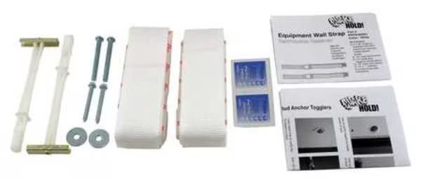 Equipment Wall Strap, White, Quakehold!, Mfr#: RW.2X48.W.2.1