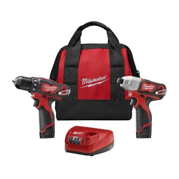 M12 2-Tool Combo Kit, Milwaukee Tool, Mfr#: 2494-22