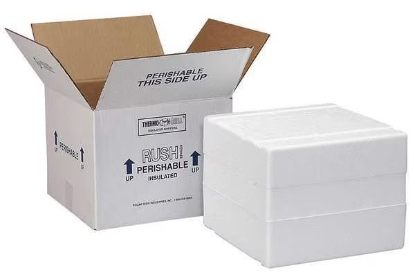 Insultaed Multi-Depth Bio Shipper Foam & Carton, Polar-Tech, Mfr#: XM19C