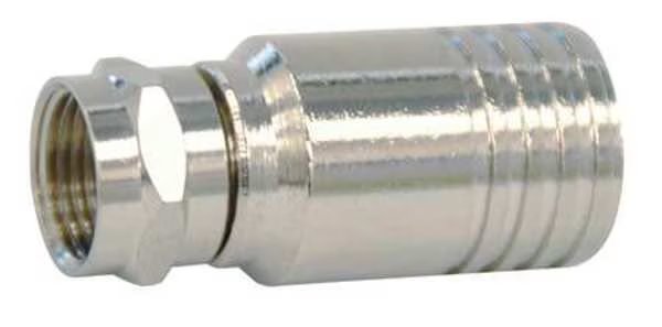 Cable Coupler, F-Type, RG59 Coax, PK10, Dolphin Components, Mfr#: DC-257031-X