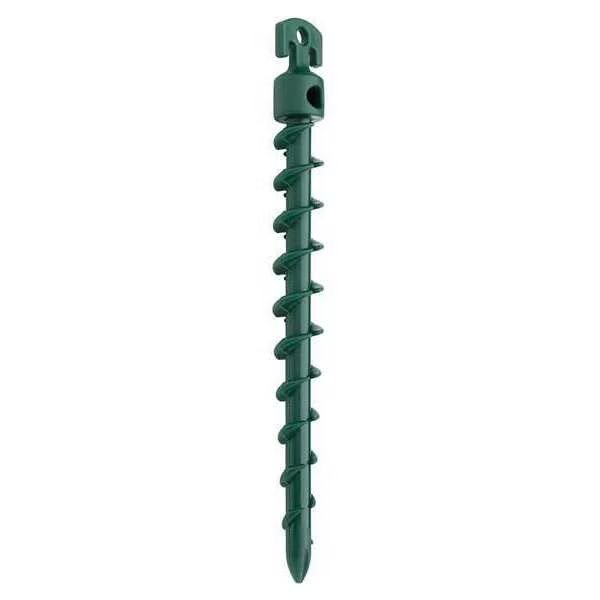 Earth Anchor, Green, Plastic, PK4, Vortex, Mfr#: ANCBPT7-HSG-U1