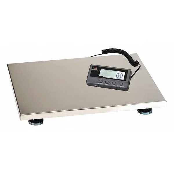 Digital Platform Bench Scale with Remote Indicator 75kg/165 lb. Capacity, Measuretek, Mfr#: 12R980