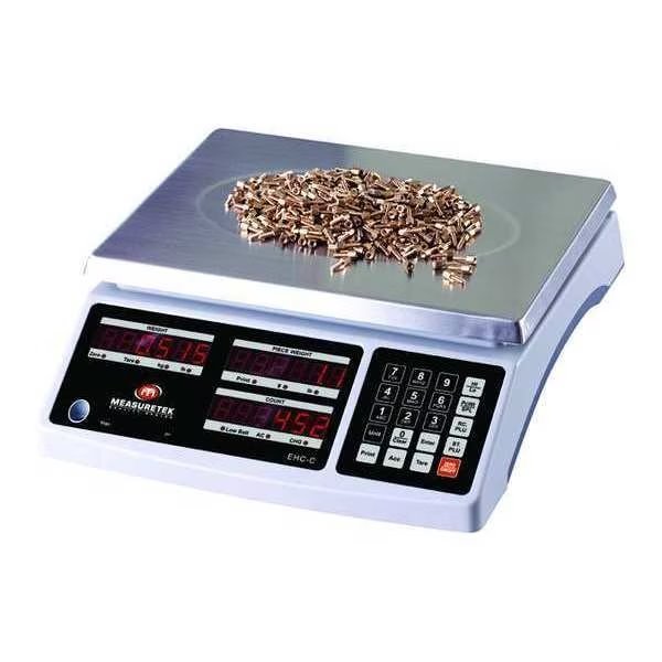 Digital Compact Bench Scale 30 lb./15kg Capacity, Measuretek, Mfr#: 12R984