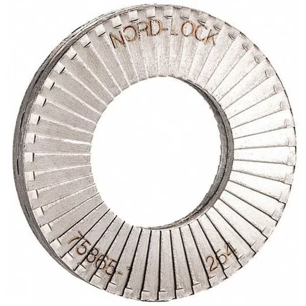 Wedge Lock Washer, For Screw Size 1 in Steel, Plain Finish, Nord-Lock, Mfr#: 1597