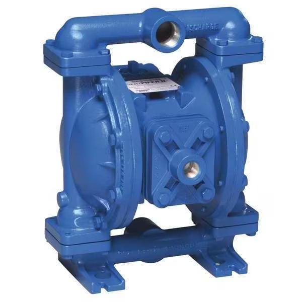 Double Diaphragm Pump, Aluminum, Air Operated, Buna N, 45 GPM, Sandpiper, Mfr#: S1FB1ABWANS000.