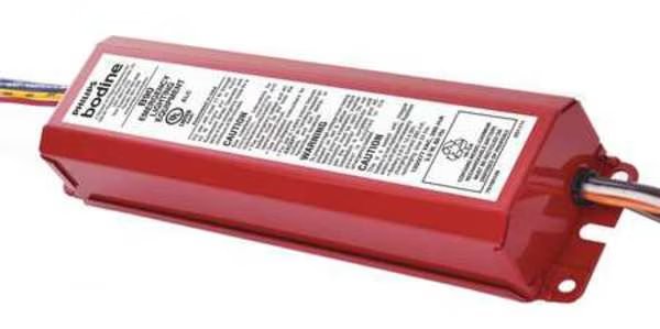 3240 W, 600 lm Linear Fluorescent Emergency Ballast, Bodine, Mfr#: B90
