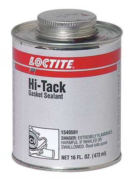 Solvent Based Gasket Sealant, 1 pt, Red, Temp Range -65 to 500 Degrees F, Loctite, Mfr#: 1540591
