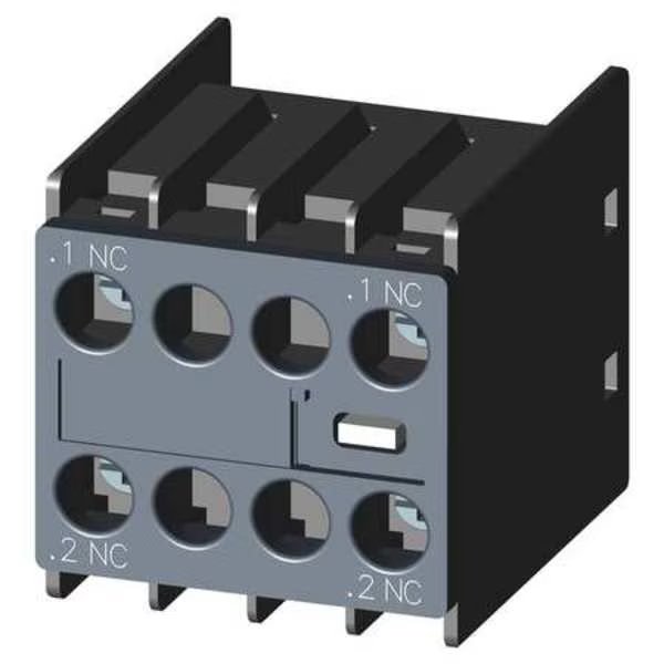 Auxiliary Contact Block, 3-60VUC, Siemens, Mfr#: 3RH29111NF02