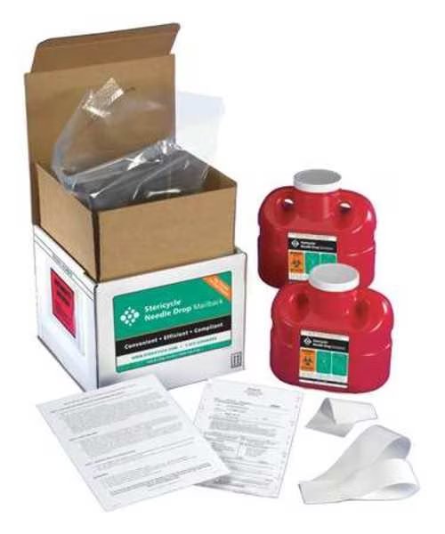 Sharps Mailback System, 1 Gal., Screw Lid, Stericycle, Mfr#: 1G2V4