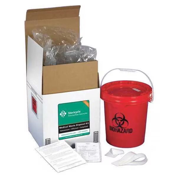 Reg Med Waste Mailback System, 5 Gal, Stericycle, Mfr#: 5GWMV5