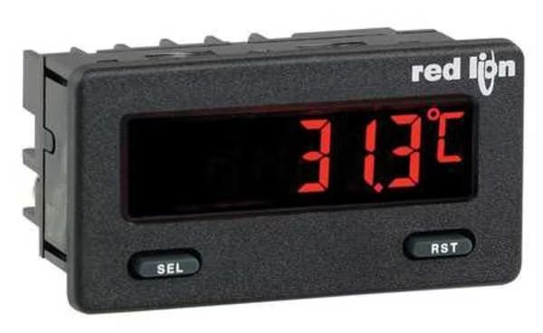 Digital Panel Meters, LCD, Red/Green LED, Red Lion Controls, Mfr#: CUB5RTB0