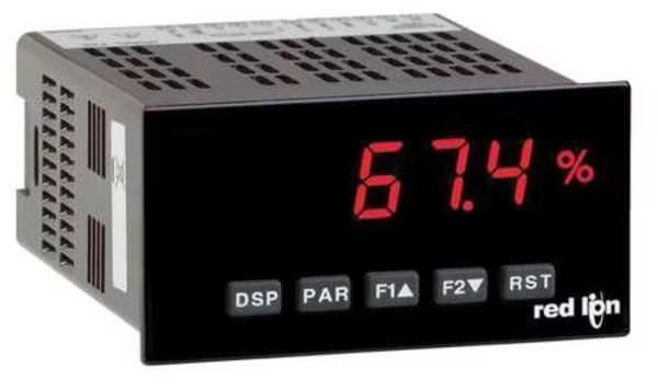 Digital Panel Meters, Red LED, PAX, Red Lion Controls, Mfr#: PAXD0000