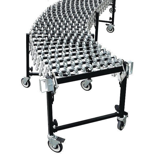 Skate Wheel Conveyor, 24 ft L, 26 3/4 in W, 200 lb/ft Max Load Capacity, EnjoyTool Select, Mfr#: 55KR71