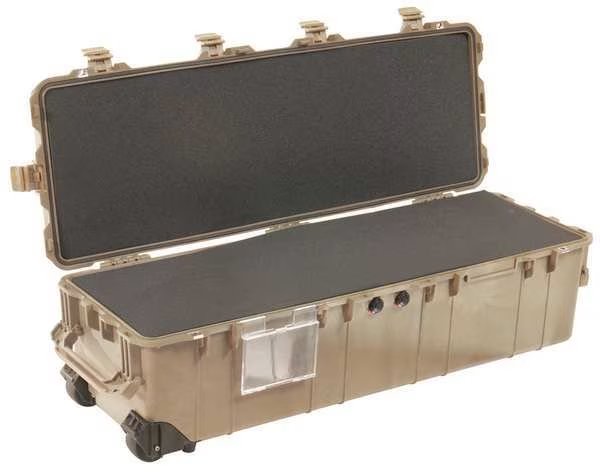 Case, 44-5/32 InLx16-3/32 InWx14 InD, Tan, Pelican, Mfr#: 1740