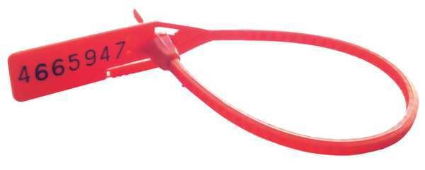 Cinch-up Locking Seal, Red, PK100, Cortech, Mfr#: PCPTS857