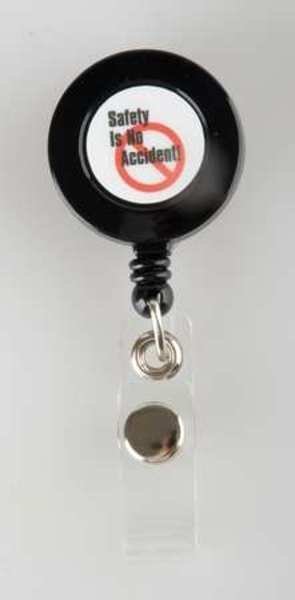Badge Holder, Safety Is No Accident, PK10, Quality Resource Group, Mfr#: 21GBHSA