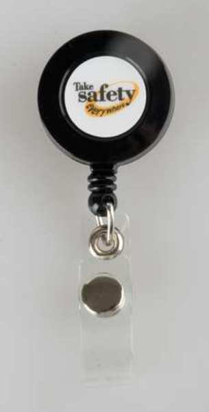 Badge Holder, Take Safety Everywhere, PK10, Quality Resource Group, Mfr#: 21GBHSE