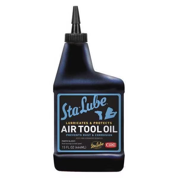 Air Tool Oil, 15 oz., SAE Grade 10, Crc, Mfr#: SL2531