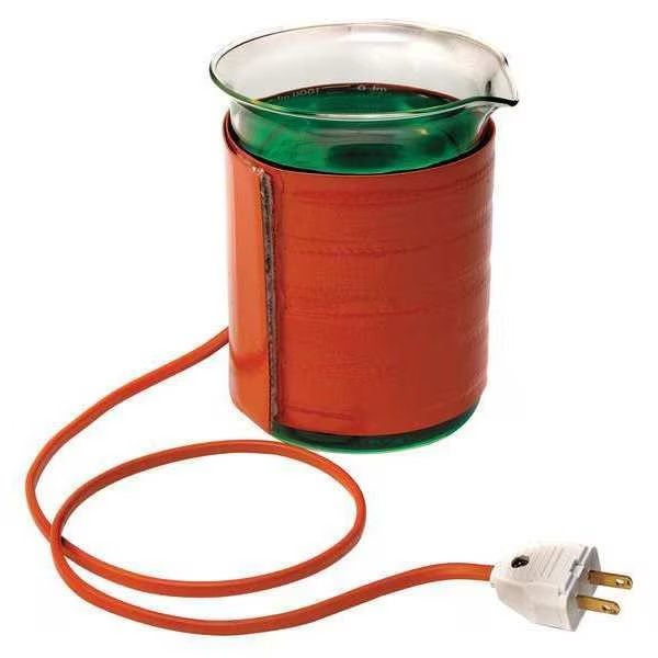Griffin Beaker Heater, Silicone Rubber, 120VAC, 400 mL, 200W, Briskheat, Mfr#: GBH0400-1