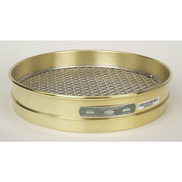 Sieve, #16, B/S, 12 In, Half Ht, Advantech, Mfr#: 16BS12H