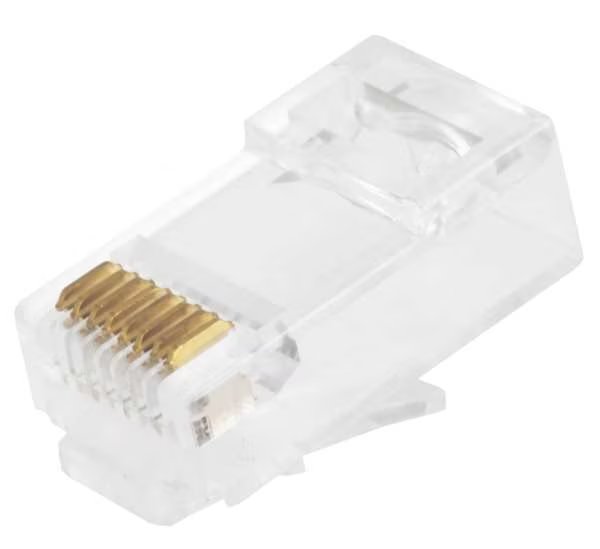 Modular Plug, RJ45, With Insert, PK100, Monoprice, Mfr#: 7266