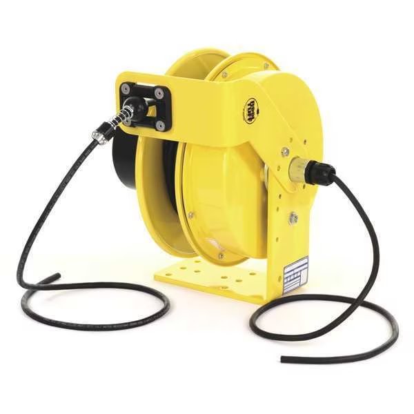 50 ft. 14/3 Extension Cord Reel 15 Amps 4 Outlets 120VAC Voltage, Kh Industries, Mfr#: RTBA3L-WDD515-J14K