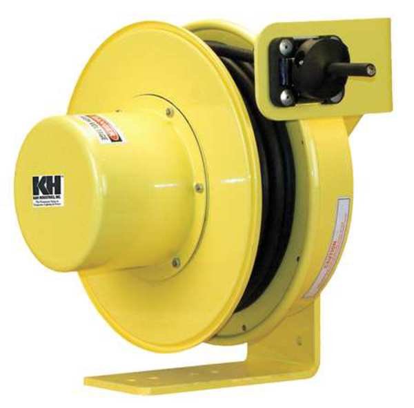 50 ft. 10/4 Extension Cord Reel 20 Amps 0 Outlets 600VAC Voltage, Kh Industries, Mfr#: RTFP4L-WW-B10K
