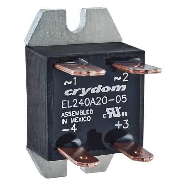 Solid State Relay, 4 to 8VDC, 20A, Crydom, Mfr#: EL240A20-05