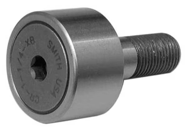 Cam Follower, Stud, Hex Socket, Unsealed, Smith Bearing, Mfr#: CR-1-1/2-B