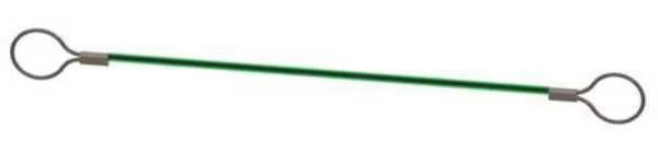 Tool Lanyard, 6 In. L, Stainless Steel, Innovative Components, Mfr#: LN3/640600X337X