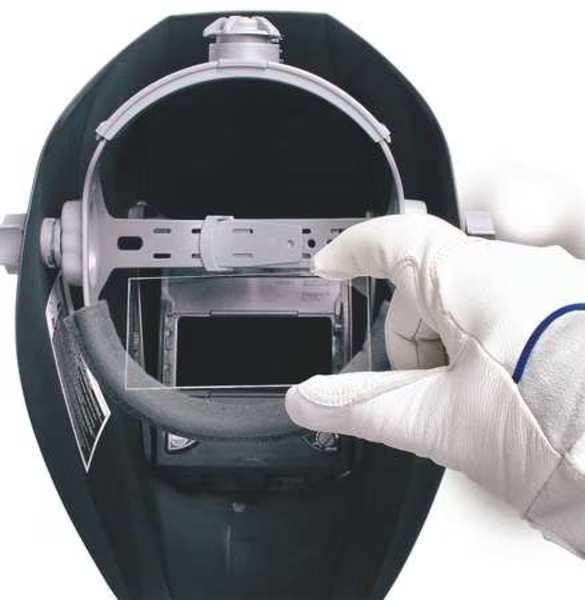 ArcArmor (R) Inside Lens Cover, 2 1/2 in x 4 1/4 in, Clear, Pack of 5, Miller Electric, Mfr#: 216327