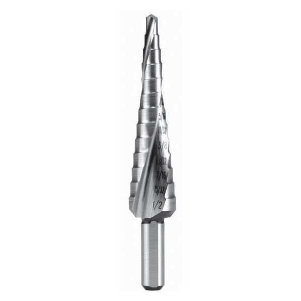 Step Drill Size 2, 1/8 -1/2", Ruko, Mfr#: 101702