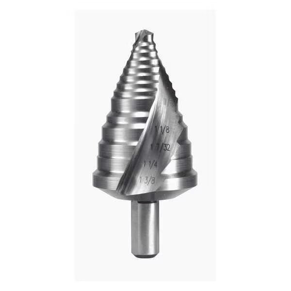 Step Drill Size 6, 7/8 -1 3/8", Ruko, Mfr#: 101706