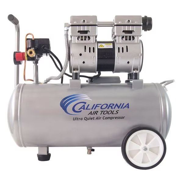 Ultra Quiet Oil-Free Air Compressor 8-gal 1-HP Only 60 db, California Air Tools, Mfr#: CAT-8010