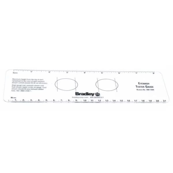 Eyewash Tester Gauge, Bradley, Mfr#: 269-1444GR