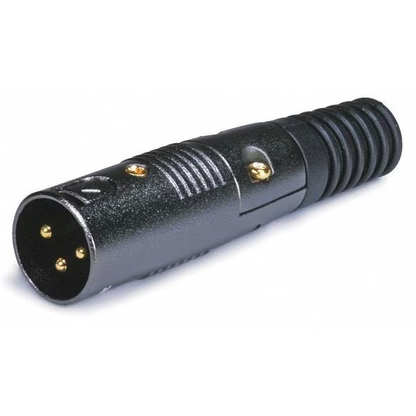 XLR (M) Mic Connector, 3pin, Monoprice, Mfr#: 6210