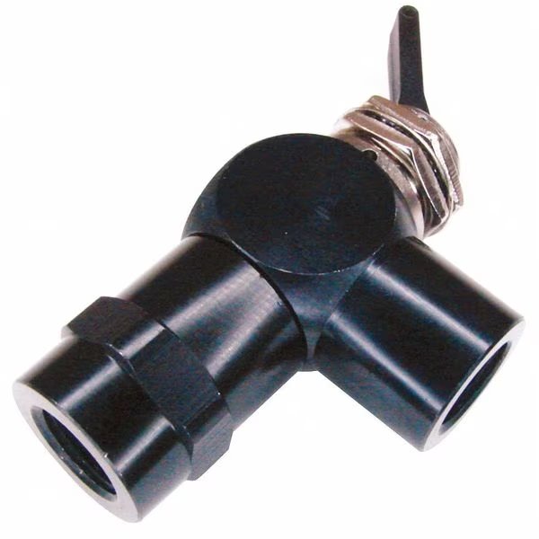 Toggle Valve, NC, 1/8 In, FNPT, Brass, 3 Way, Pneumadyne, Mfr#: F11-30-44