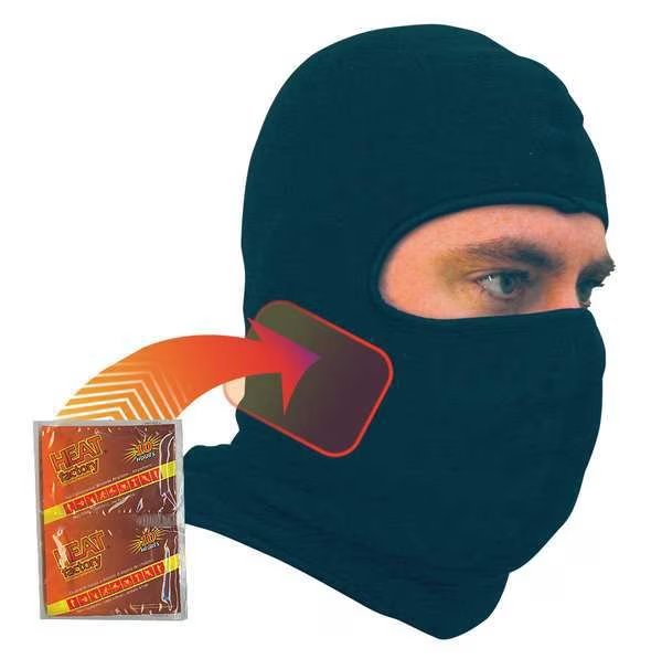 Heated Balaclava, Black, Universal, Heat Factory, Mfr#: 1786