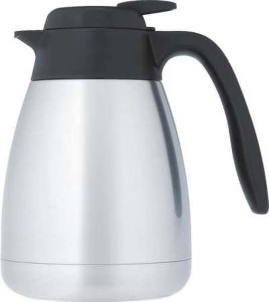 Vacuum Insulated Carafe, Lever Lid, 34 oz, Thermos, Mfr#: TGS10SC