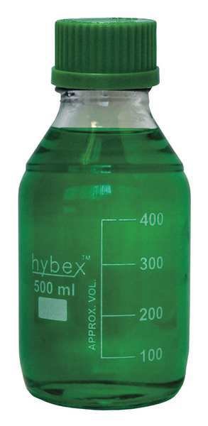 Storage Bottle, 500Ml Stand B Cap, PK10, Benchmark Scientific, Mfr#: B3000-500-G