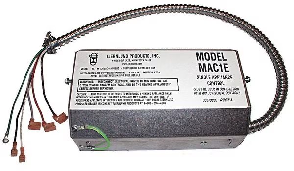 Multiple Appliance Interlock Control, Tjernlund Products, Mfr#: MAC1E