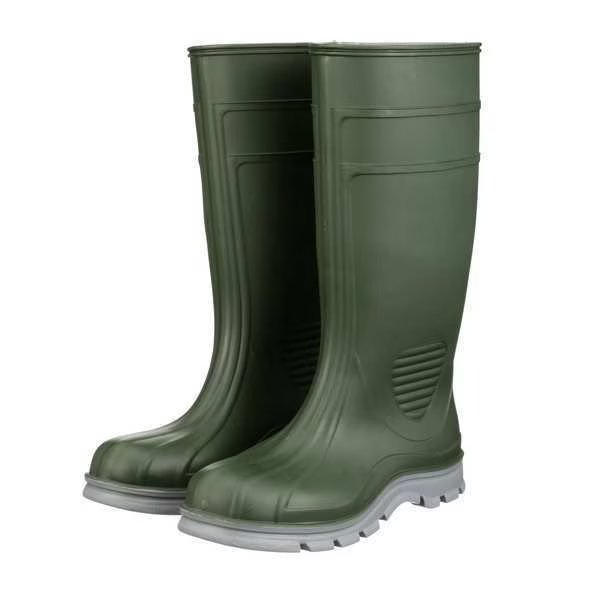 Rubber Boot, Men's, 6, Knee, Green, PR, Heartland Footwear, Mfr#: 70657-06