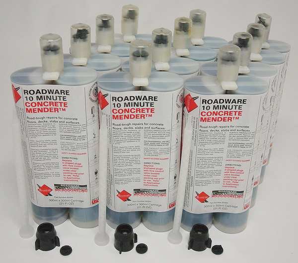 21 fl. oz.. Cartridge Kit Gray Concrete Crack Repair, Je Tomes, Mfr#: JET-12