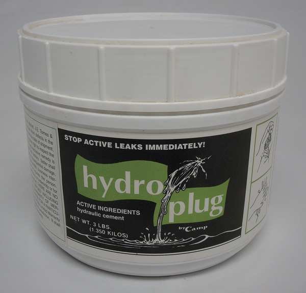 3 lb. Gray Concrete Foundation Repair Leak Stop, Je Tomes, Mfr#: C118