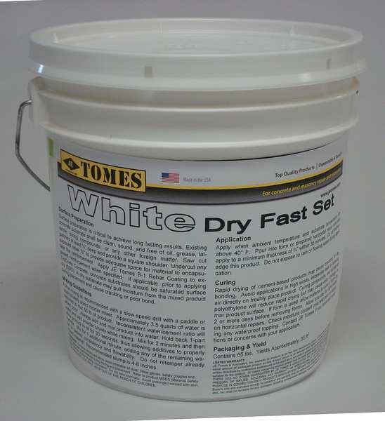 40 lb. Gray, Fray Brown Concrete Patch and Repair, Je Tomes, Mfr#: GRA-107-W