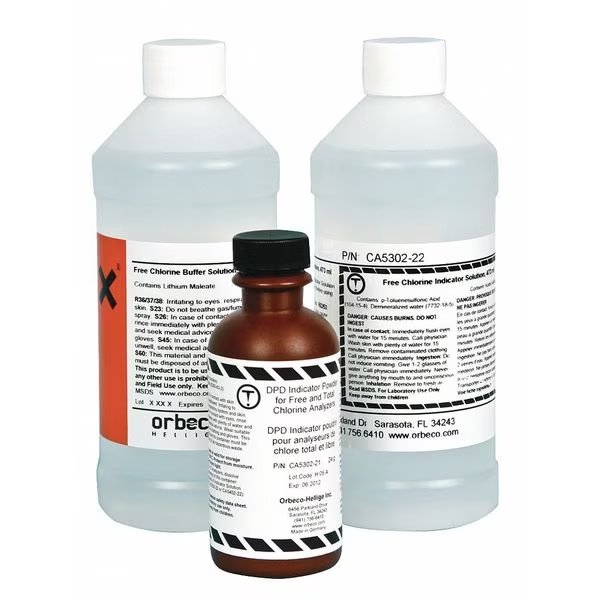 Total Chlorine Reagent Set CL17 Analyzer, Lovibond, Mfr#: 540210