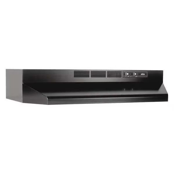 Hood, Duct Free, 30 In, Black, Broan, Mfr#: 413023