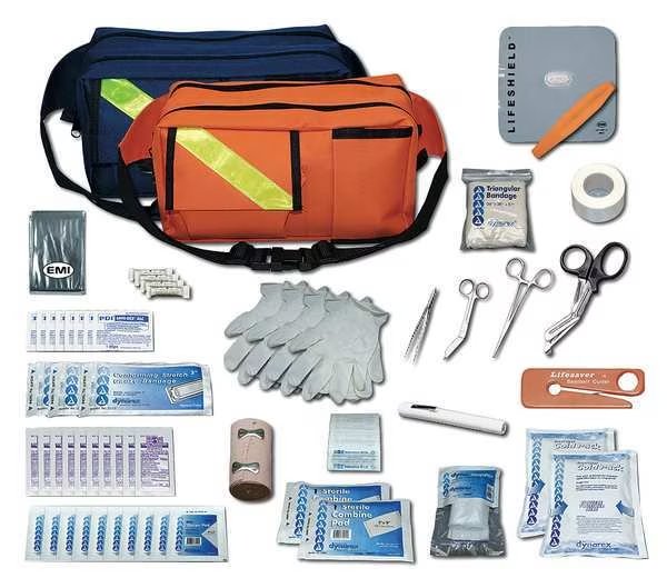 Bulk Emergency Medical Kit, 1000 Denier Cordura Nylon, Emi, Mfr#: 858
