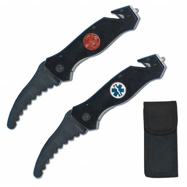 Rescue Knife Serrated, 7 1/2 in L, Emi, Mfr#: 432